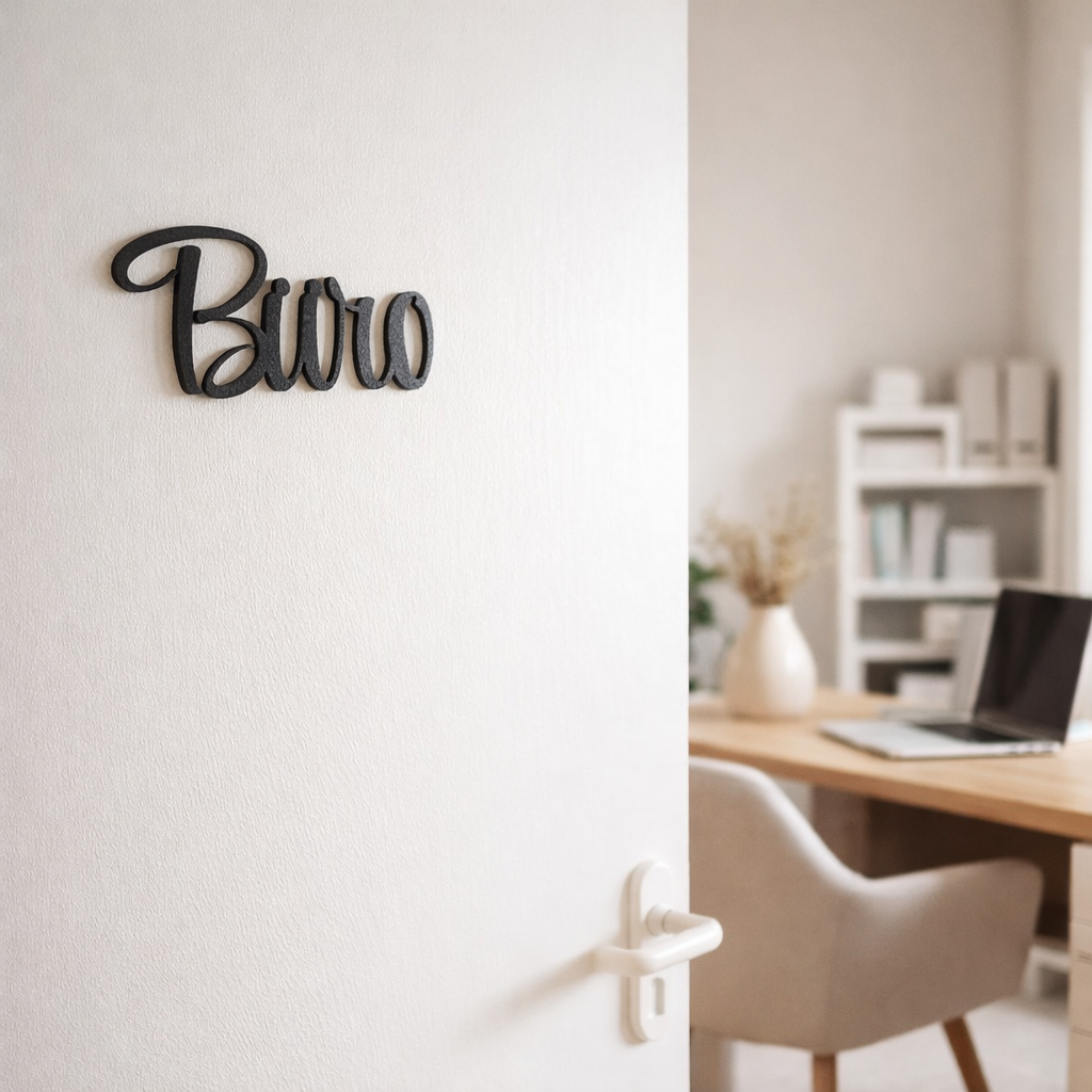 Türschild Büro