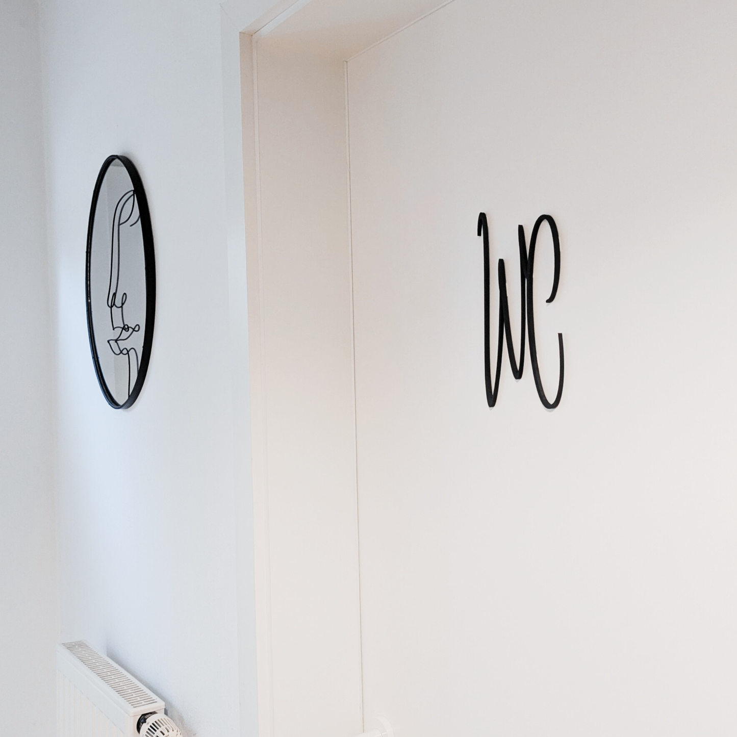 Türschild WC