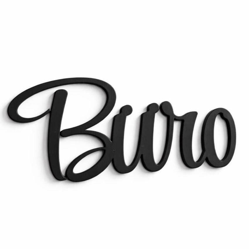 Türschild Büro